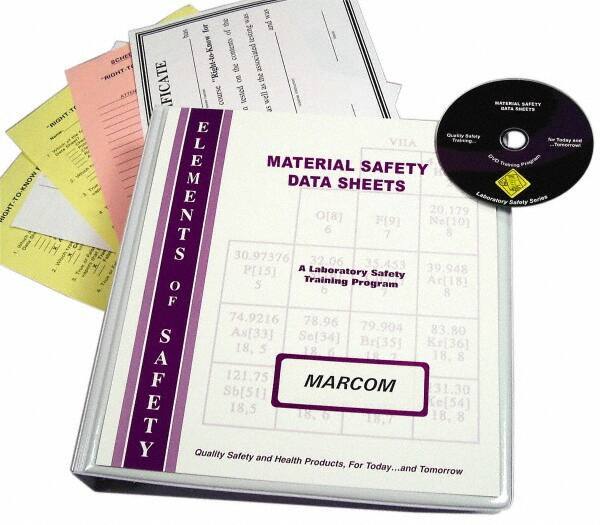 Marcom - Using Material Safety Data Sheets in the Laboratory, Multimedia Training Kit - DVD, English - Top Tool & Supply