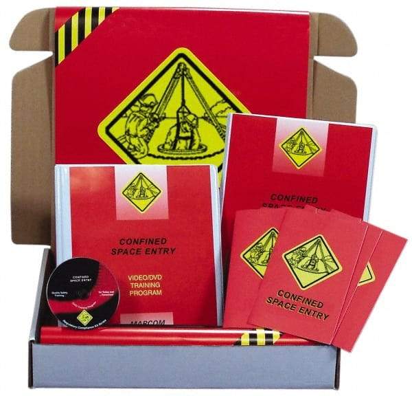 Marcom - Confined Space Entry, Multimedia Training Kit - 19 Minute Run Time DVD, English and Spanish - Top Tool & Supply