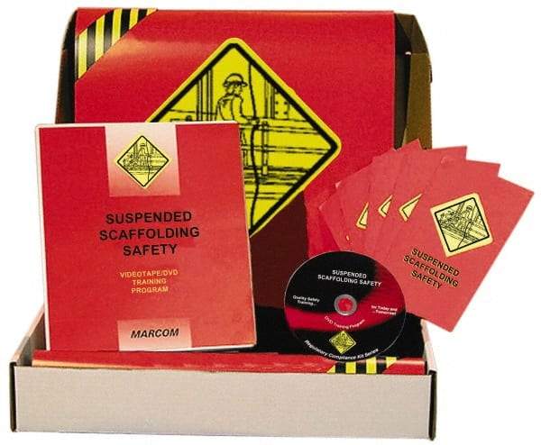 Marcom - Suspended Scaffolding Safety, Multimedia Training Kit - 20 Minute Run Time DVD, English and Spanish - Top Tool & Supply