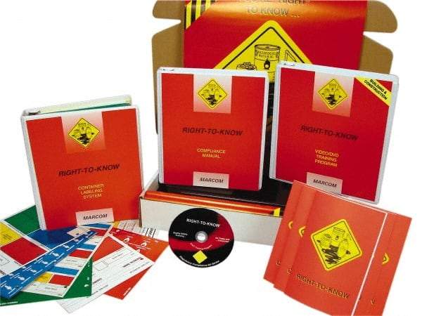 Marcom - Right to Know for Building and Construction Companies, Multimedia Training Kit - DVD, English - Top Tool & Supply