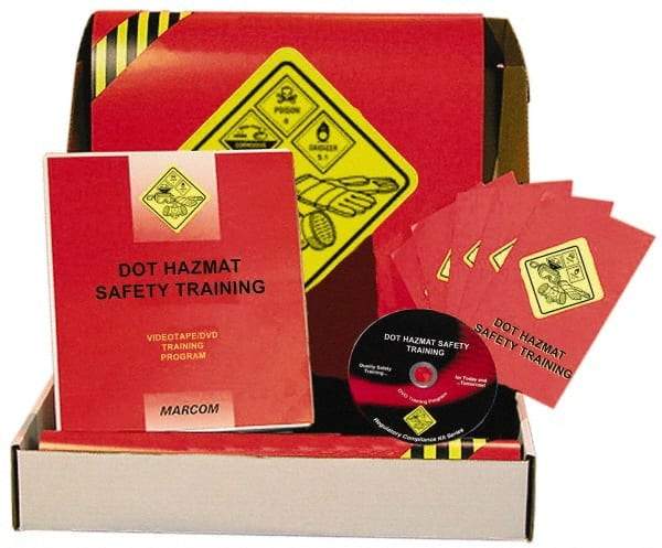 Marcom - DOT HazMat Safety, Multimedia Training Kit - 18 Minute Run Time DVD, English and Spanish - Top Tool & Supply