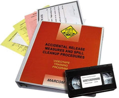 Marcom - Accidental Release Measures and Spill Cleanup Procedures, Multimedia Training Kit - 19 min Run Time DVD, 1 Course, English & Spanish - Top Tool & Supply