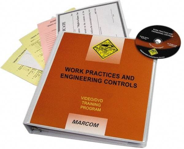 Marcom - Work Practices & Engineering Controls, Multimedia Training Kit - 18 min Run Time DVD, English & Spanish - Top Tool & Supply