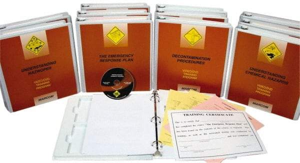 Marcom - Emergency Response: HazMat Technician Series, Multimedia Training Kit - DVD, 11 Course, English & Spanish - Top Tool & Supply