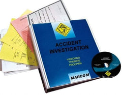 Marcom - Accident Investigation, Multimedia Training Kit - 13 Minute Run Time DVD, English and Spanish - Top Tool & Supply