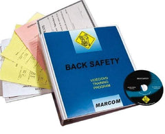 Marcom - Back Safety, Multimedia Training Kit - 21 Minute Run Time DVD, English and Spanish - Top Tool & Supply