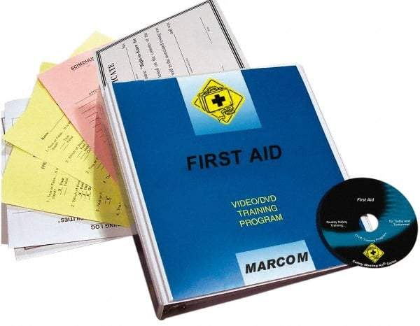 Marcom - First Aid, Multimedia Training Kit - 13 Minute Run Time DVD, English and Spanish - Top Tool & Supply