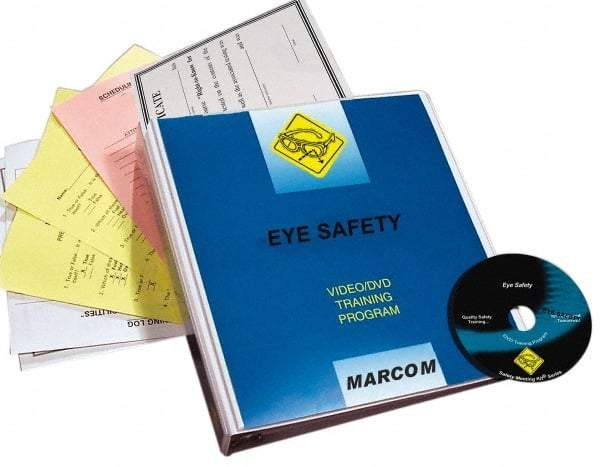 Marcom - Eye Safety, Multimedia Training Kit - 15 Minute Run Time DVD, English - Top Tool & Supply