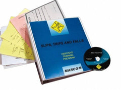 Marcom - Slips, Trips and Falls, Multimedia Training Kit - 17 Minute Run Time DVD, English and Spanish - Top Tool & Supply