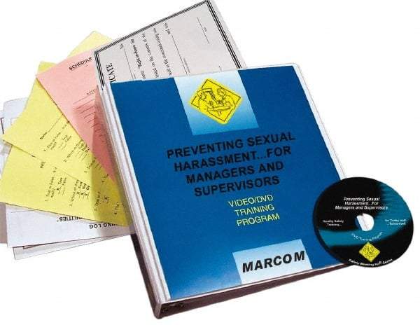 Marcom - Preventing Sexual Harassment for Managers and Supervisors, Multimedia Training Kit - 16 Minute Run Time DVD, English and Spanish - Top Tool & Supply