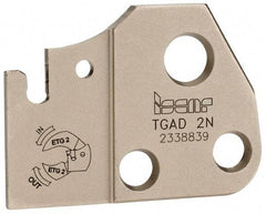 Iscar - 0.071 to 0.0945" Groove Width, Neutral Cut, Indexable Grooving Blade - TAG N.., TAG R/L.. Insert Style, Series Tang-Grip - Top Tool & Supply