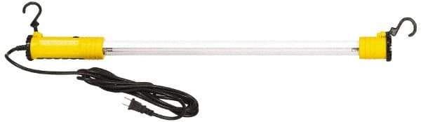 Value Collection - 125 Volt, 14 Watt, Electric, Fluorescent Portable Hook Work Light - 15' Cord, 1 Head, 1,350 Lumens, 31-1/2" Long - Top Tool & Supply