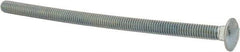 Value Collection - 5/16-18 UNC 6" Length Under Head, Standard Square Neck, Carriage Bolt - Grade 5 Steel, Zinc-Plated Finish - Top Tool & Supply