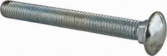 Value Collection - 1/2-13 UNC 4-1/2" Length Under Head, Standard Square Neck, Carriage Bolt - Grade 5 Steel, Zinc-Plated Finish - Top Tool & Supply