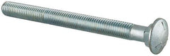 Value Collection - 5/8-11 UNC 7" Length Under Head, Standard Square Neck, Carriage Bolt - Grade 5 Steel, Zinc-Plated Finish - Top Tool & Supply