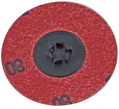 Standard Abrasives - 1-1/2" 100 Grit Aluminum Oxide Quick Change Disc - Top Tool & Supply