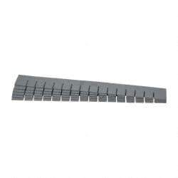 Quantum Storage - 22.4" Wide x 3" High, Gray Bin Divider - Use with DG93030 - Top Tool & Supply