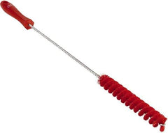 Vikan - 3/4" Diam Polyester Valve Brush - 19-5/8" OAL, 5-3/4" Head Length, Polypropylene & Stainless Steel Handle - Top Tool & Supply