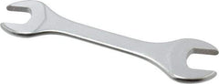 Facom - 12mm x 13mm Stubby Open End Wrench - 4-5/16" OAL, Double End, Satin Finish, 15° Head Angle - Top Tool & Supply