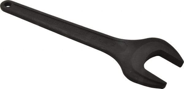 Facom - 75mm Standard Service Open End Wrench - 19-11/16" OAL, Single End, Black Finish, 15° Head Angle - Top Tool & Supply