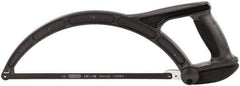 Stanley - 12" Hacksaw - 4" Throat Depth, High Impact Polypropylene Handle, Closed Grip Handle - Top Tool & Supply