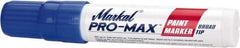 Markal - Blue Paint Marker - Broad Tip, Alcohol Base Ink - Top Tool & Supply