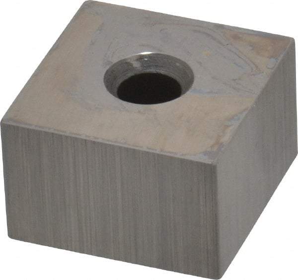 Mitutoyo - 0.6" Square Steel Gage Block - Accuracy Grade 0, Includes Certificate of Inspection - Top Tool & Supply