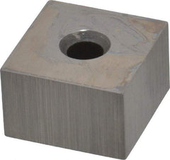 Mitutoyo - 0.6" Square Steel Gage Block - Accuracy Grade 0, Includes Certificate of Inspection - Top Tool & Supply