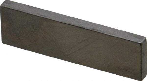 Mitutoyo - 0.1009" Rectangular Steel Gage Block - Accuracy Grade 0, Includes Certificate of Inspection - Top Tool & Supply