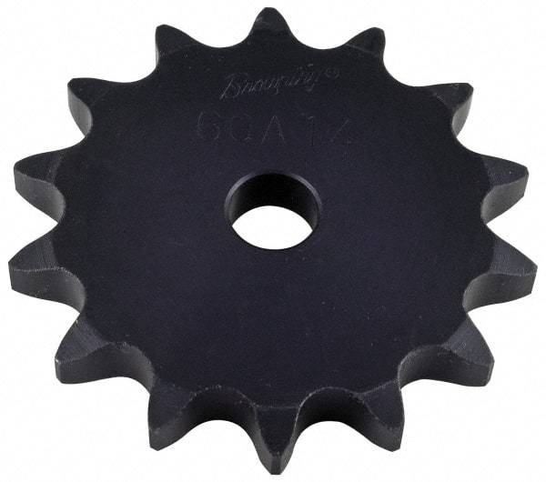 Browning - 45 Teeth, 5/8" Chain Pitch, Chain Size 50, "A" Plate Roller Chain Sprocket - 3/4" Bore Diam, 8.96" Pitch Diam, 9.31" Outside Diam - Top Tool & Supply