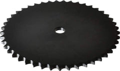 Browning - 45 Teeth, 1/2" Chain Pitch, Chain Size 40, "A" Plate Roller Chain Sprocket - 5/8" Bore Diam, 7.168" Pitch Diam, 7.45" Outside Diam - Top Tool & Supply