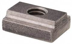 Gibraltar - 1/4-20 Blind Tapped T Slot Nut - 5/16" Slot Width, 1/2 x 11/64" Base Width x Height, 9/16 x 1/4" OAL x Height - Top Tool & Supply