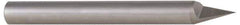 Accupro - 3/8 Inch Diameter, 4 Inch Overall Length, 1/2 Inch Split Length, Solid Carbide, Conical Point Split End Carbide Blank - Single End, 30° Point - Top Tool & Supply