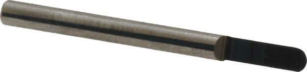 Accupro - 1/8 Inch Diameter, 1-1/2 Inch Overall Length, 3/8 Inch Split Length, Solid Carbide, Full Radius Split End Carbide Blank - Single End - Top Tool & Supply