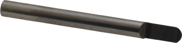 Accupro - 3/16 Inch Diameter, 2 Inch Overall Length, 3/8 Inch Split Length, Solid Carbide, Full Radius Split End Carbide Blank - Single End - Top Tool & Supply