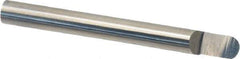 Accupro - 1/4 Inch Diameter, 2-1/2 Inch Overall Length, 3/8 Inch Split Length, Solid Carbide, Full Radius Split End Carbide Blank - Single End - Top Tool & Supply