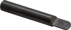 Accupro - 3/8 Inch Diameter, 2-1/2 Inch Overall Length, 1/2 Inch Split Length, Solid Carbide, Full Radius Split End Carbide Blank - Single End - Top Tool & Supply