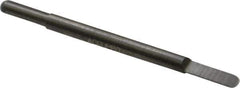 Accupro - 1/8 Inch Diameter, 2 Inch Overall Length, 3/8 Inch Split Length, Solid Carbide, Full Radius Split End Carbide Blank - Double End - Top Tool & Supply