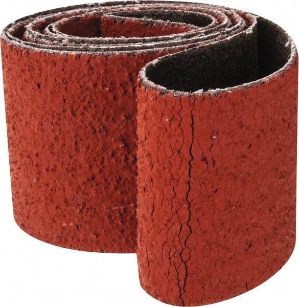 3M - 2" Wide x 48" OAL, 36 Grit, Ceramic Abrasive Belt - Ceramic, Very Coarse, Coated, YF Weighted Cloth Backing, Wet/Dry, Series 777F - Top Tool & Supply