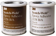 3M - 1 Gal Can Two Part Epoxy - 120 min Working Time, 2,000 psi Shear Strength, Series 2158 - Top Tool & Supply