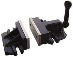 Interstate - 6" Jaw Width, Horizontal Stationary Machine Vise - Manual Operation, 1 Station, 13" Long x 2-29/32" Deep, 2-3/4" Jaw Height - Top Tool & Supply