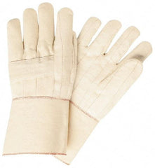 MCR Safety - Size L Cotton Lined Hot Mill Glove - Gauntlet Cuff, Straight Thumb - Top Tool & Supply