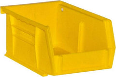 Durham - 5-7/16" Deep, Yellow Plastic Hang and Stack Bins - 3" High x 4-3/16" Wide x 5-7/16" Long - Top Tool & Supply