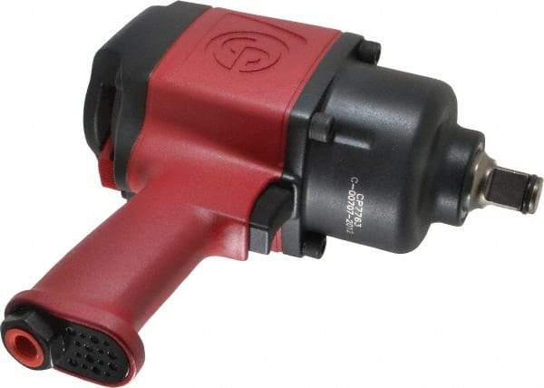 Chicago Pneumatic - 3/4" Drive, 6,300 RPM, 1,200 Ft/Lb Torque Impact Wrench - Pistol Grip Handle, 850 IPM, 7.5 CFM, 90 psi, 3/8" NPTF Inlet - Top Tool & Supply