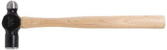 Blackhawk by Proto - 1 Lb Head Forged Steel Ball Pein Hammer - 14" Wood Handle, 14" OAL - Top Tool & Supply