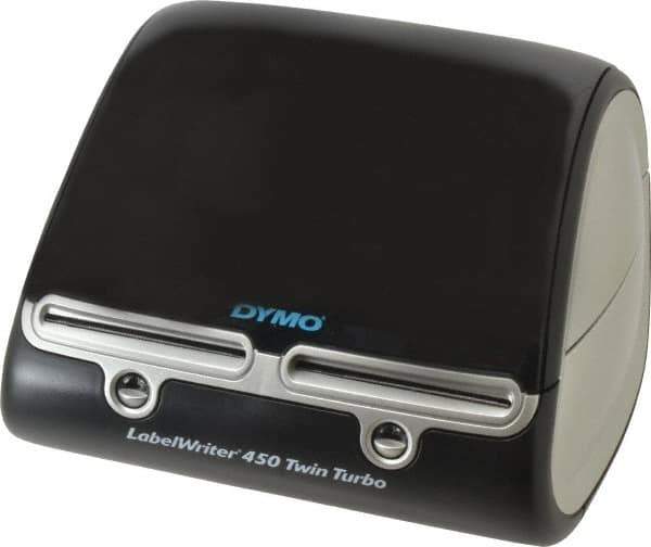 Dymo - LabelWriter 450 Twin Turbo - 300 DPI Resolution, 5-1/2" Wide x 11-3/8" Long - Top Tool & Supply