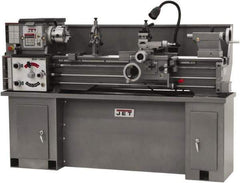 Jet - 13" Swing, 40" Between Centers, 230 Volt, Single Phase Bench Lathe - 5MT Taper, 2 hp, 60 to 1,240 RPM, 1-3/8" Bore Diam, 32" Deep x 45" High x 71" Long - Top Tool & Supply