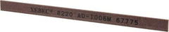 Value Collection - Rectangular, Ceramic Fiber Finishing Stick - 4" Long x 15/64" Wide x 1/32" Thick, 220 Grit, Very Fine Grade - Top Tool & Supply