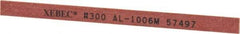 Value Collection - Rectangular, Ceramic Fiber Finishing Stick - 4" Long x 15/64" Wide x 1/32" Thick, 300 Grit, Extra Fine Grade - Top Tool & Supply