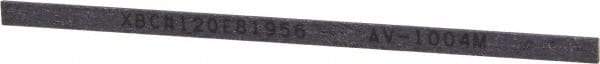 Value Collection - Rectangular, Ceramic Fiber Finishing Stick - 4" Long x 5/32" Width, 120 Grit, Fine Grade - Top Tool & Supply